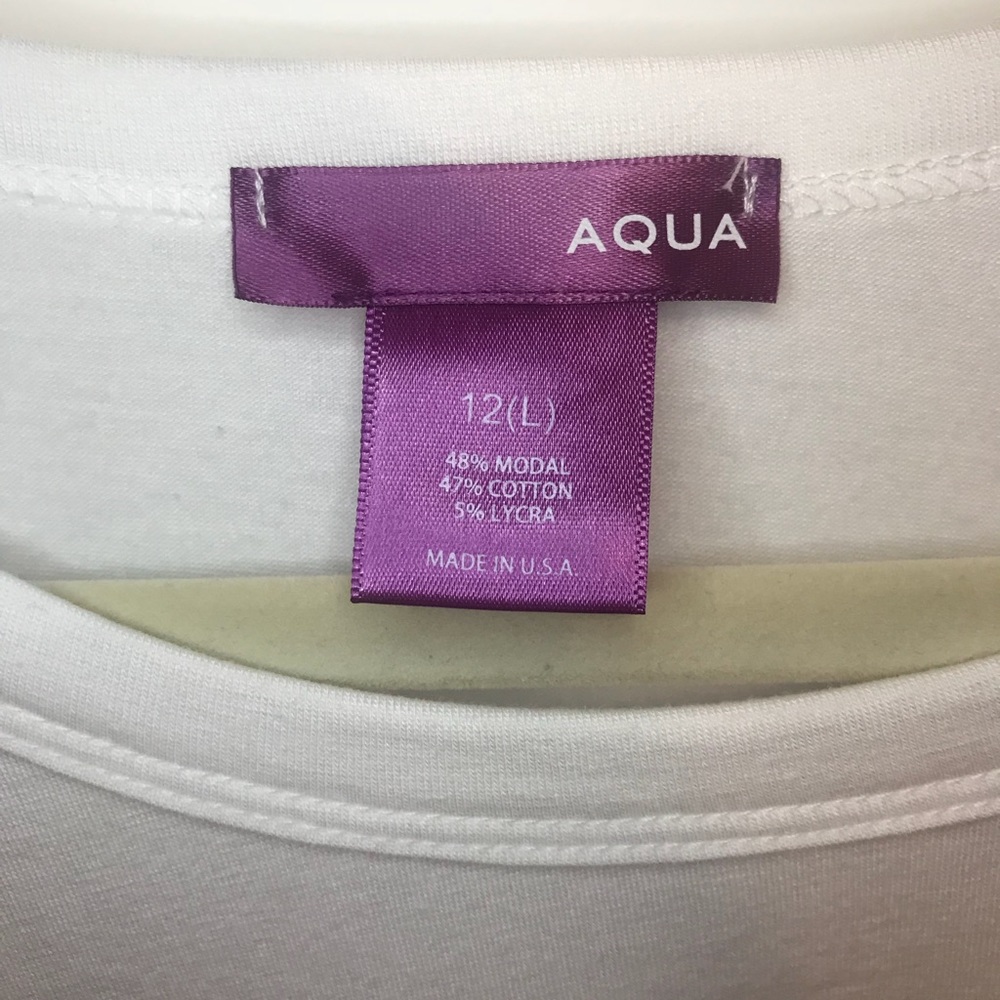 White T-shirt from Aqua, size 12(L)